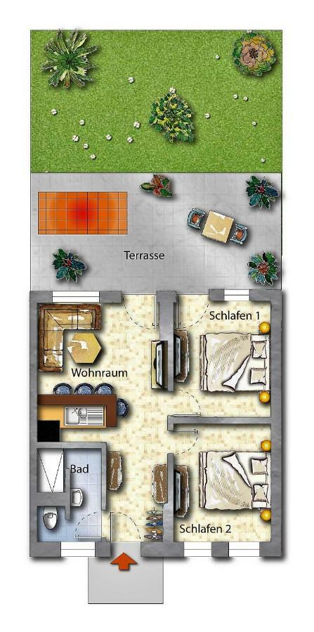 Ferienwohnung Am Muehlstein Lübben Eksteriør billede